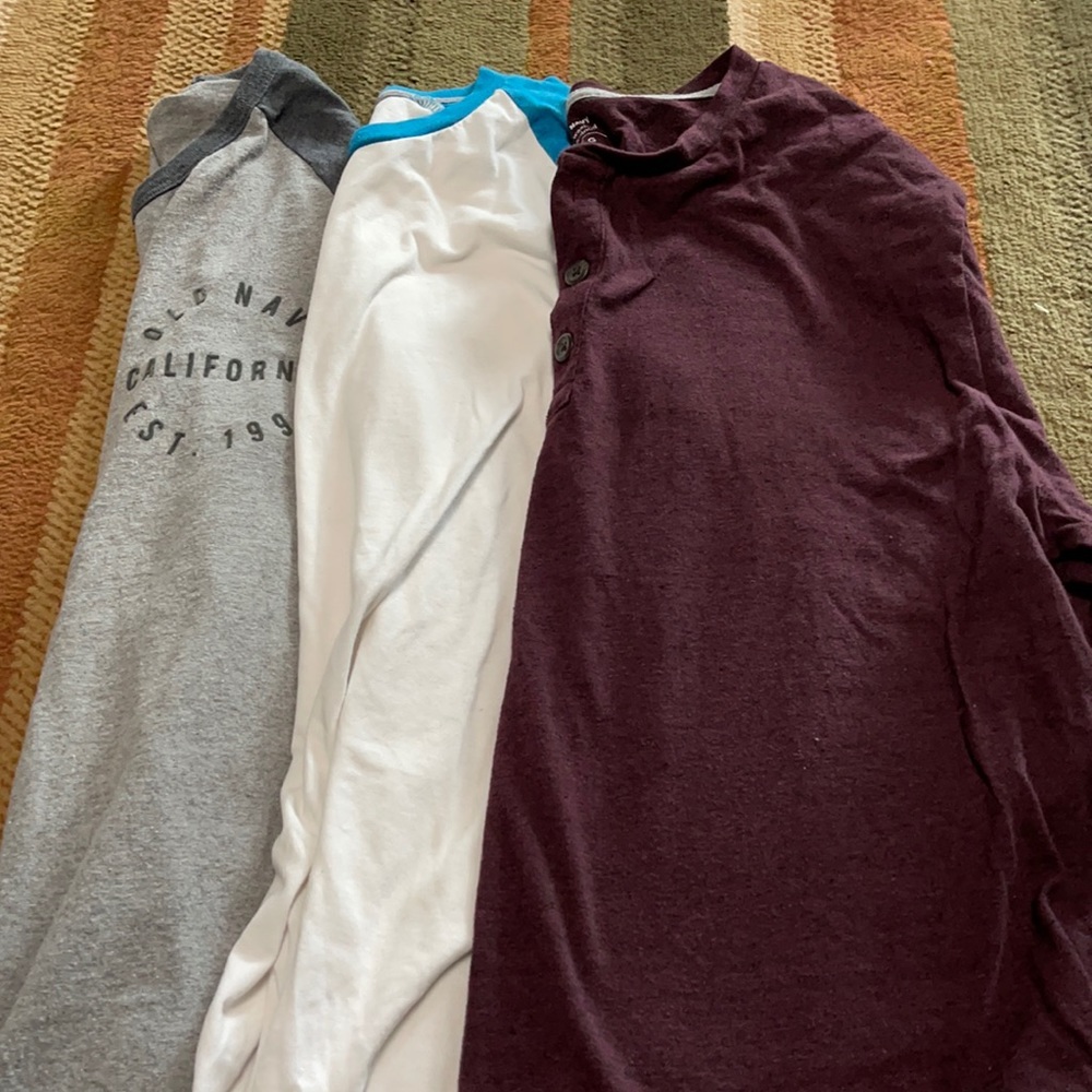 Old Navy long-sleeve shirts bundle